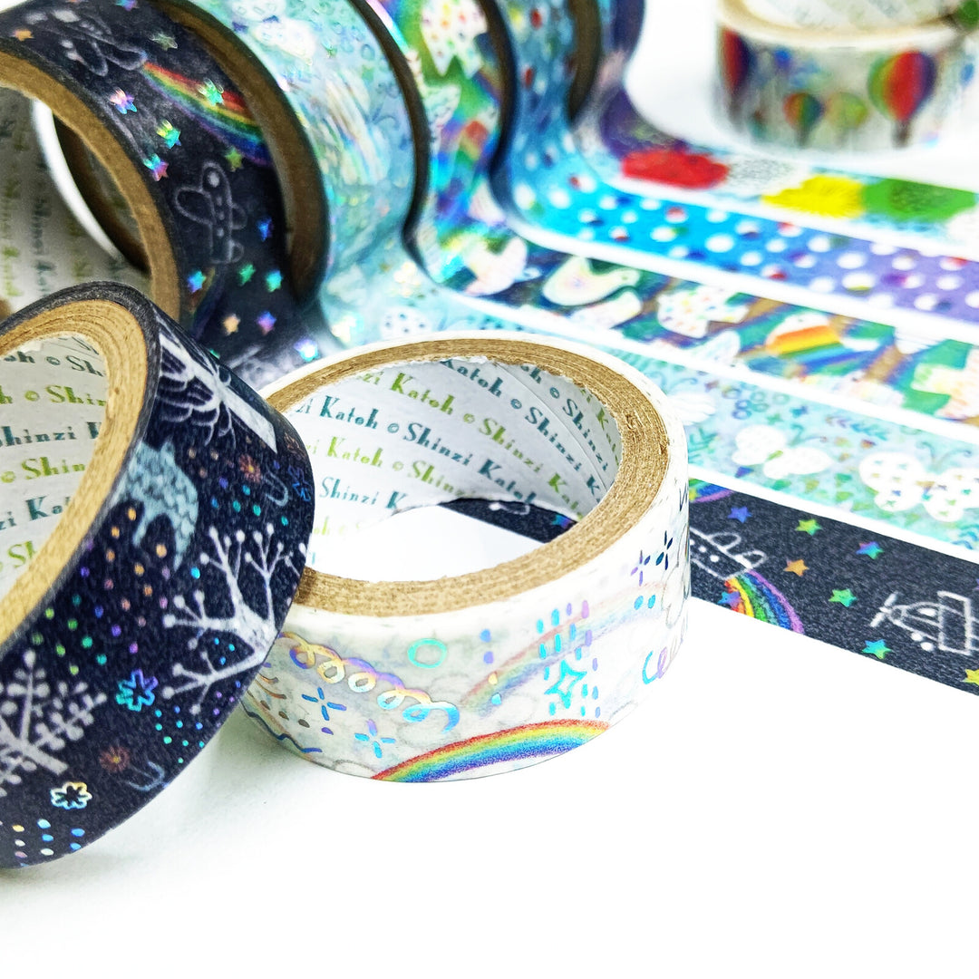 Shinzi Katoh Washi Tape - Rainbow Forest