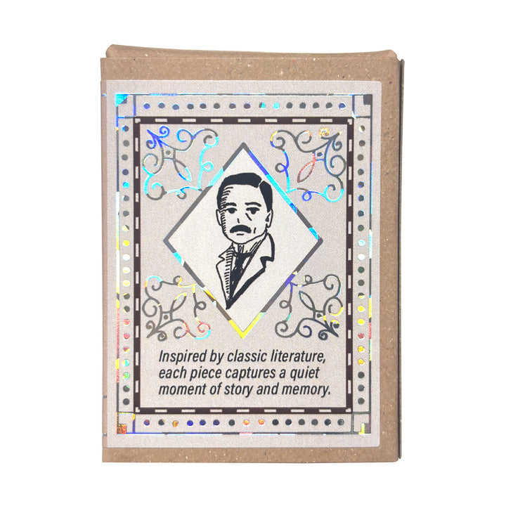 Shinzi Katoh Flake Stickers - Natsume Soseki