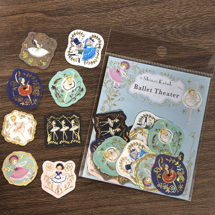 Shinzi Katoh Flake Stickers - Ballerina