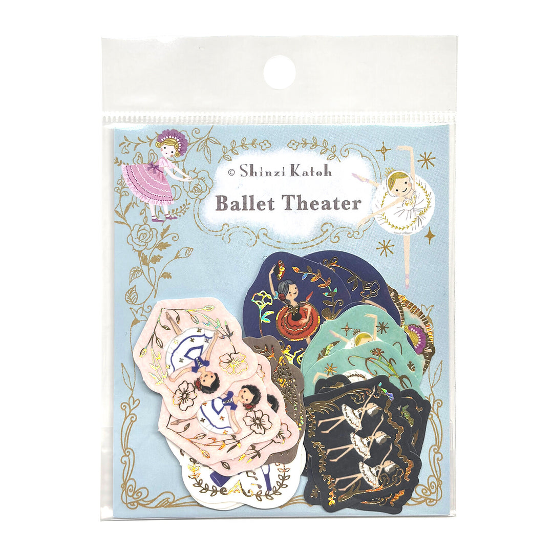 Shinzi Katoh Flake Stickers - Ballerina