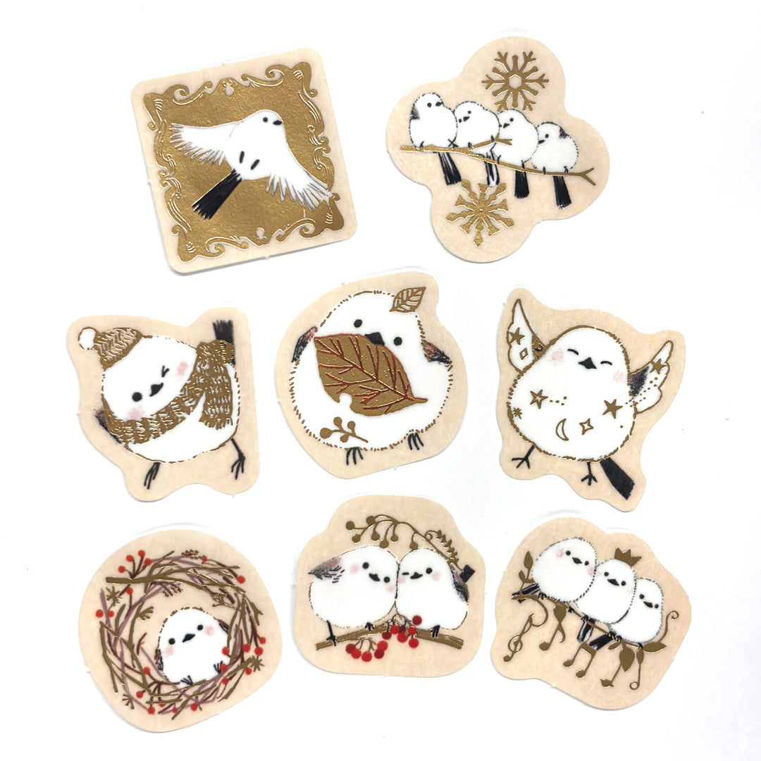 Shinzi Katoh Flake Stickers - Shimaenaga