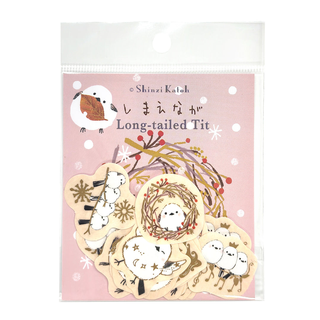 Shinzi Katoh Flake Stickers - Shimaenaga