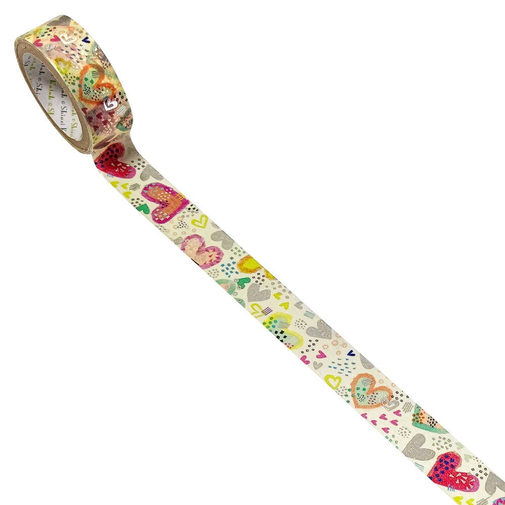 Shinzi Katoh Washi Tape - Hearts