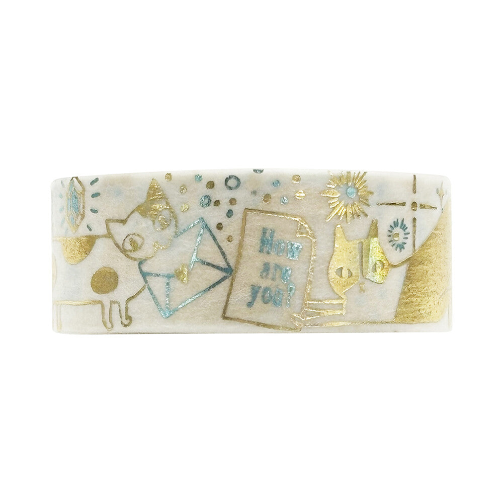Shinzi Katoh Washi Tape - Hoshiakari "Letter"