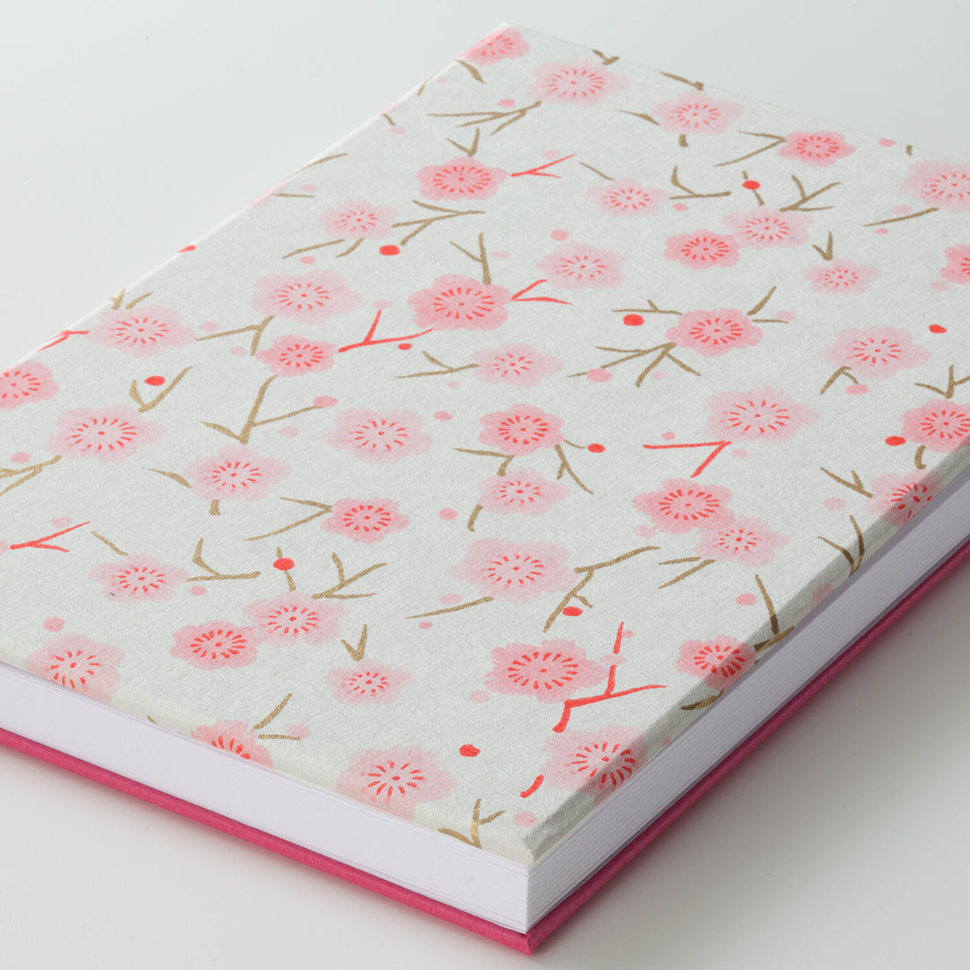 Shogado Yuzen Folding Stampbook - Shuincho Goen Series - Pink Sakura  #4
