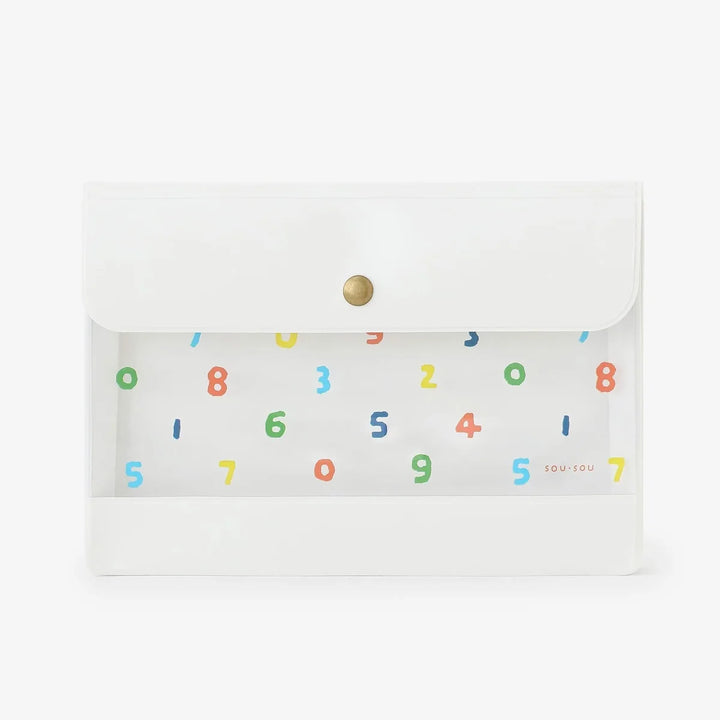 SOU.SOU x PHP Accessory Pouch - Colourful Numbers "So-Su-U"