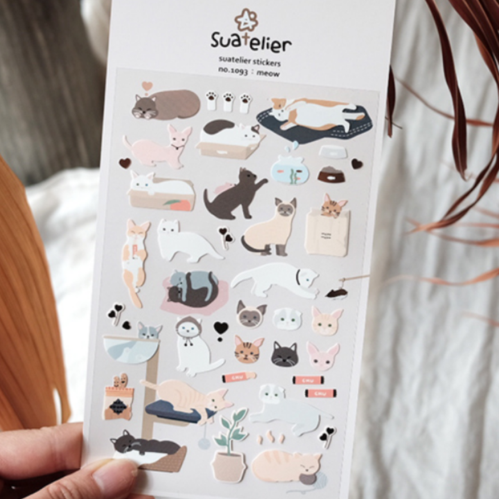 Suatelier Sticker Pack - Meow #1093