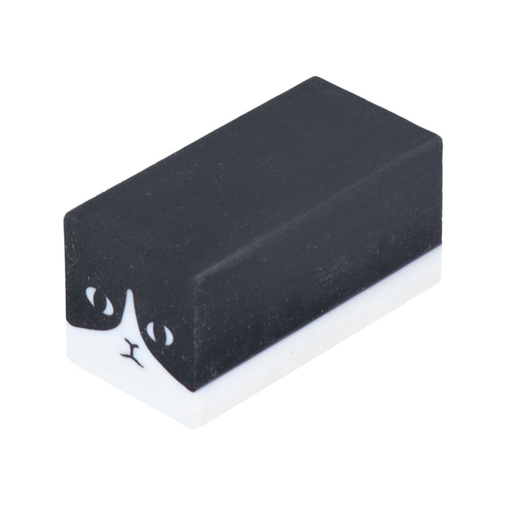 Sun-Star Eraser - Black and White Cat