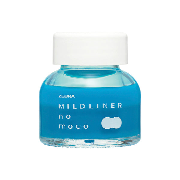 Zebra Mildliner-No-Moto Brush Pen Set - Mild Blue