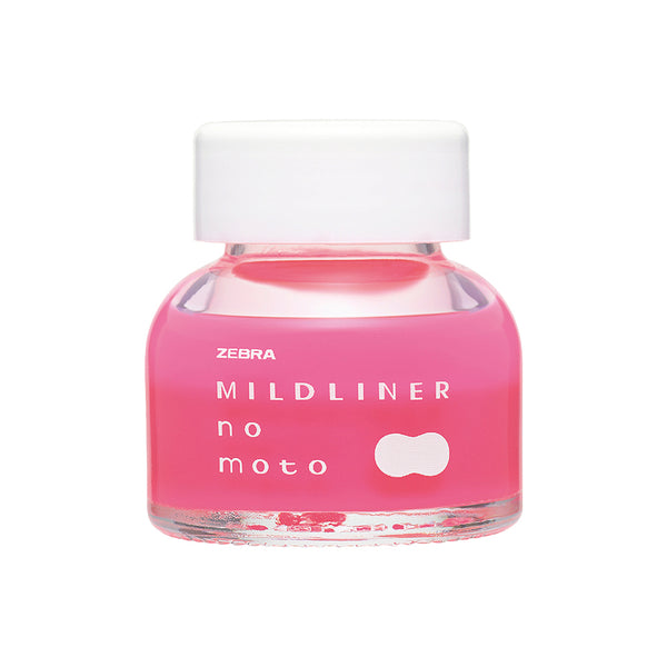 Zebra Mildliner-No-Moto Brush Pen Set - Mild Baby Pink