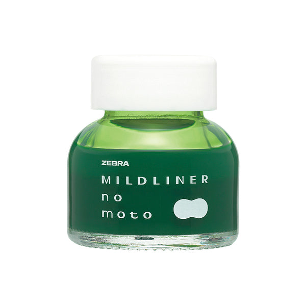 Zebra Mildliner-No-Moto Ink Bottle 10ml - Mild Green
