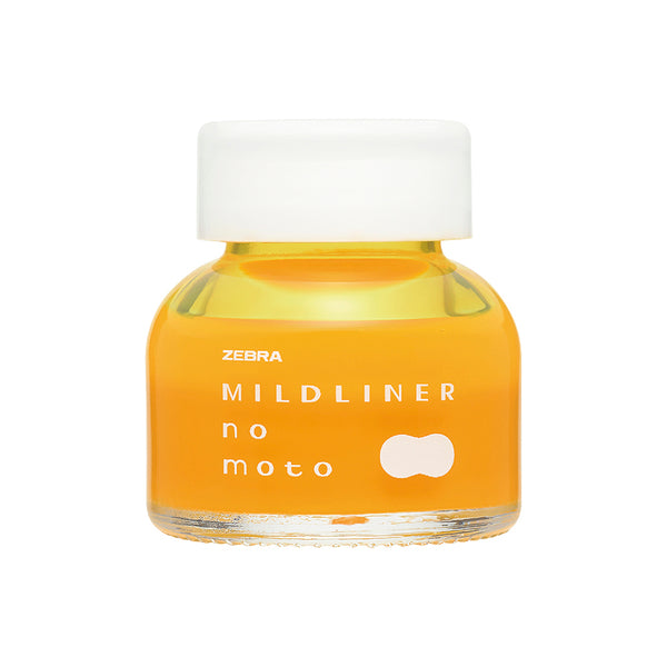 Zebra Mildliner-No-Moto Ink Bottle 10ml - Mild Lemon Yellow