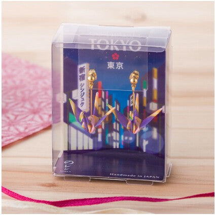 Orizuru Paper Origami Earrings - Tokyo - Shinjuku