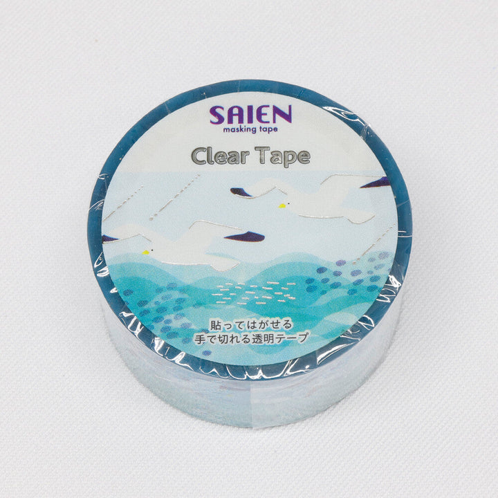 Kamiiso SAIEN Clear Masking Tape - Seagull