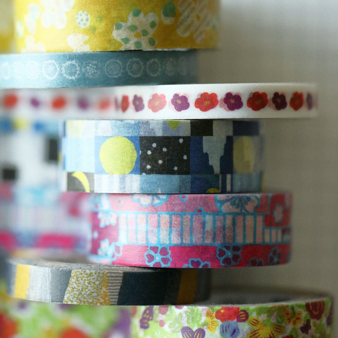 MT x SOU.SOU Kyoto Washi Tape - Hanatsubaki (Extra thin 7mm)