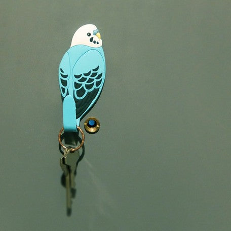 Japan Magnet Hook - Blue Parakeet