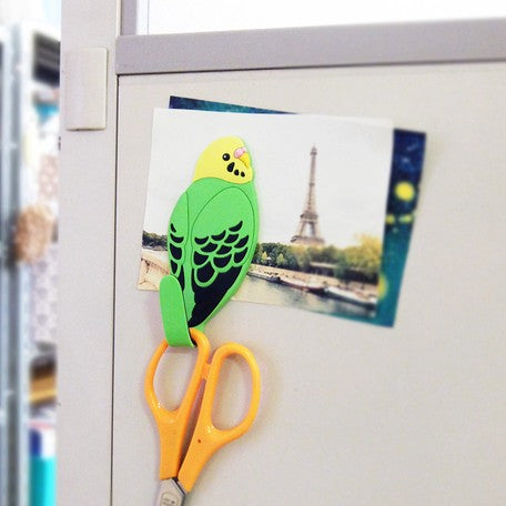 Japan Magnet Hook - Green Parakeet