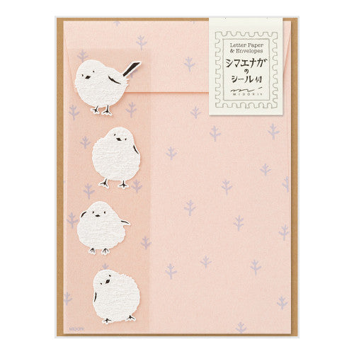 Midori Letter Set - Long-tailed Tit