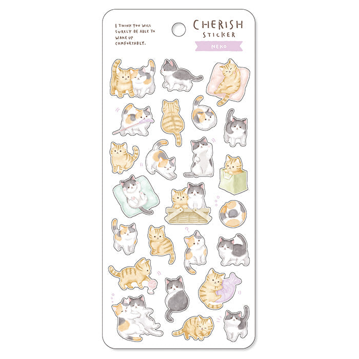 Mind Wave Sticker Pack - Cherish Series-  Cats