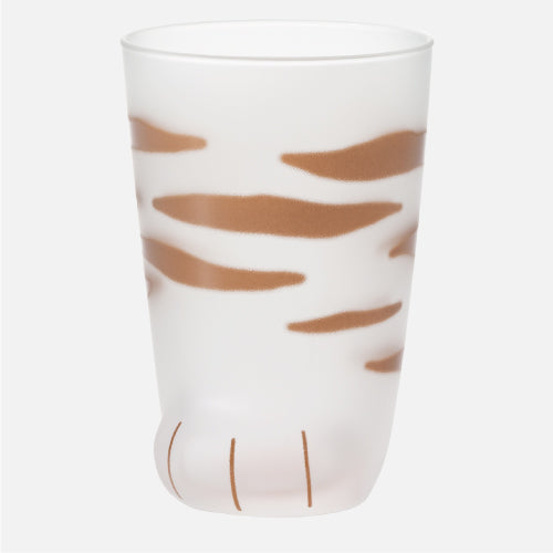 Coconeco Cat Paw Glass - Brown Tiger Pattern Cat