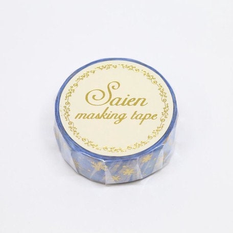 Kamiiso SAIEN Washi Tape - Snowflakes (Made in Japan)