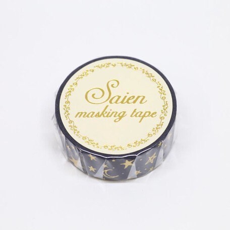 Kamiiso SAIEN Washi Tape - Starry Sky (Made in Japan)