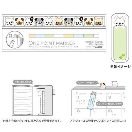 Mind Wave - One Point Marker - Pug Faces