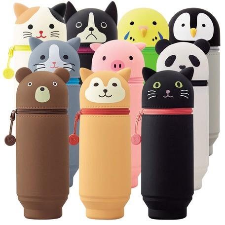 Punilabo Stand Pencil Case (Big) - Black Cat