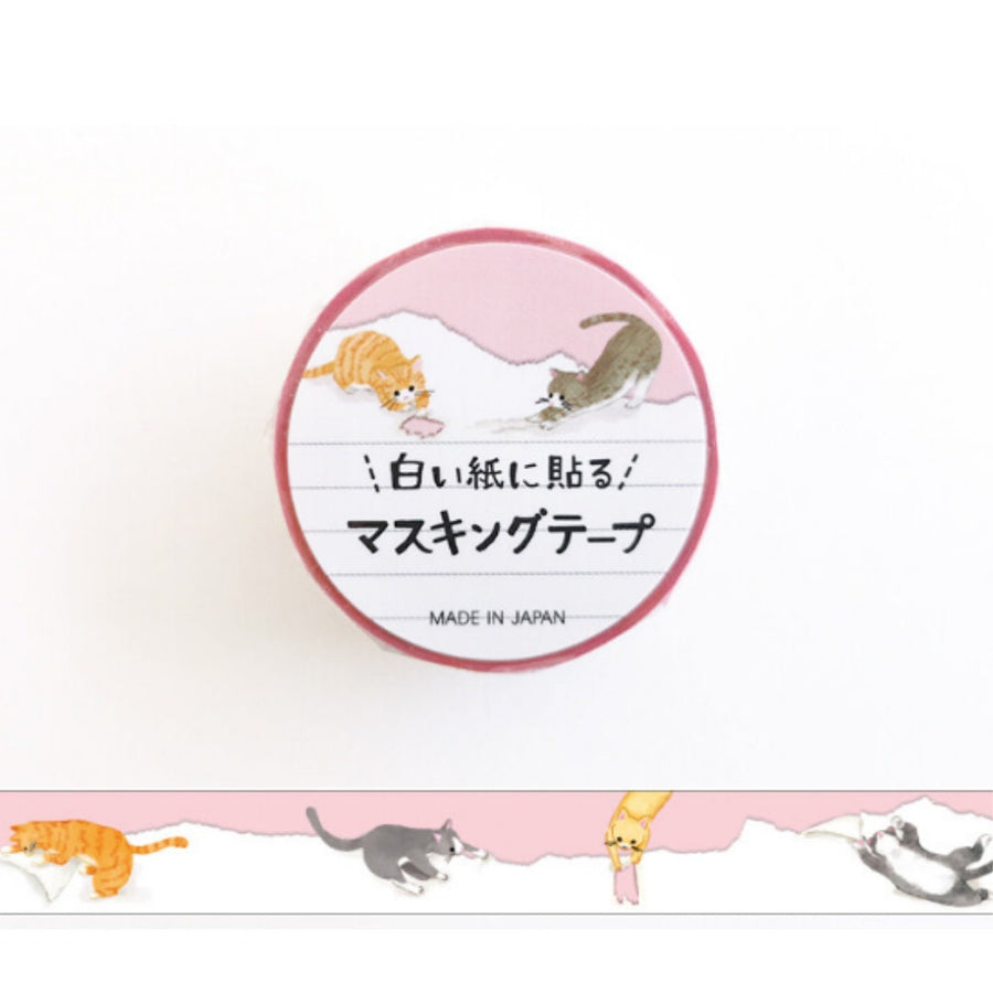 Mind Wave Japanese Washi Tape - Cats