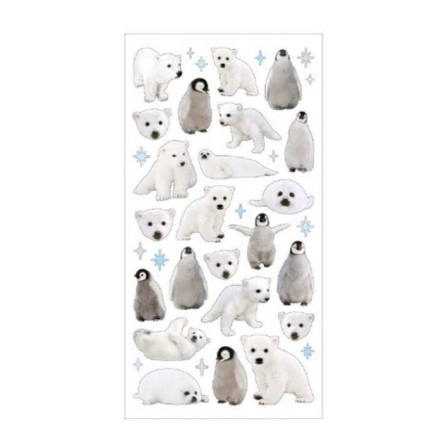 Mind Wave - Sticker Pack - Polar Bears & Penguins