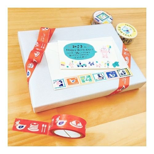 Furukawa Paper Works - Washi Tape - Retro Stamps