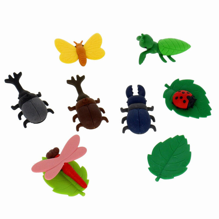 Iwako Puzzle Erasers - Bugs & Insects (Made in Japan)