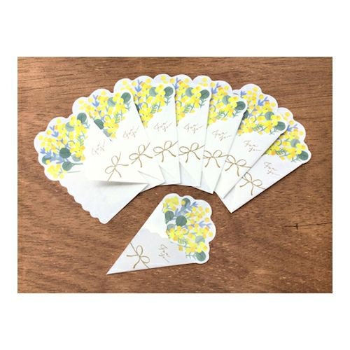 Furukawa Paper Works - Flower Bouquet Gift Card Pack - Mimosa