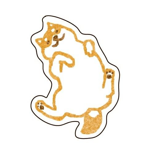 Furukawa Paper Works - Flake Stickers - Shiba Inu