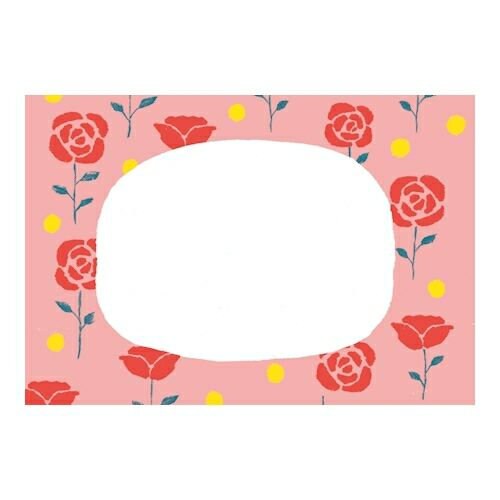 Furukawa Paper Works - Special Letter Set - Red Flowers