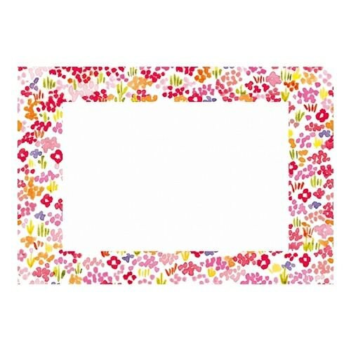 Furukawa Paper Works - Special Letter Set - Red Flowers