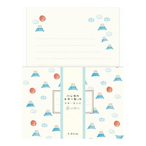 Furukawa Paper Works - Hanko Letter Set - Mt Fuji