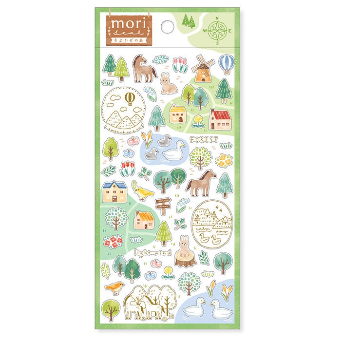 Mind Wave Sticker Pack - Soyokaze no Mori - Forest in Spring Breeze