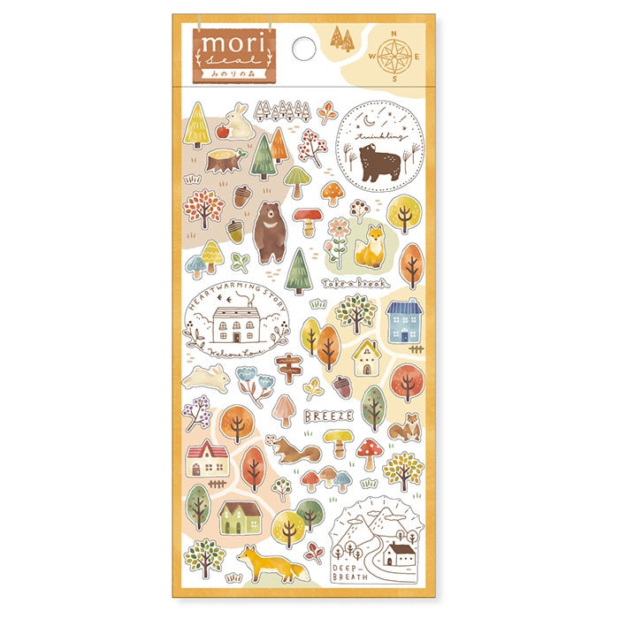 Mind Wave Sticker Pack - Minori-no-Mori - Forest in Autumn