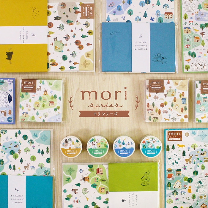 Mind Wave Letter Writing Set - Minori-no-Mori - Forest in Autumn