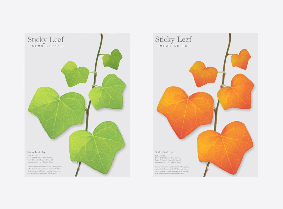 Appree Korea - Sticky Notes - Red Ivy (Large Pack)
