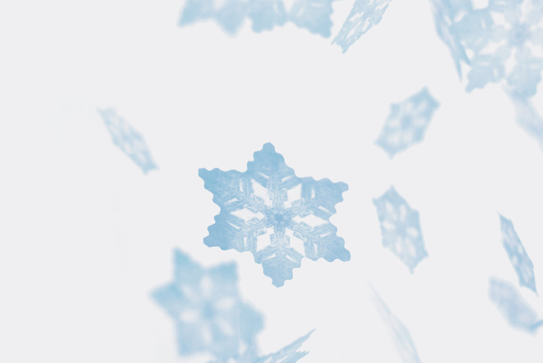 Appree Korea - Sticky Notes - Translucent Icy Blue Snowflake (Large Pack)