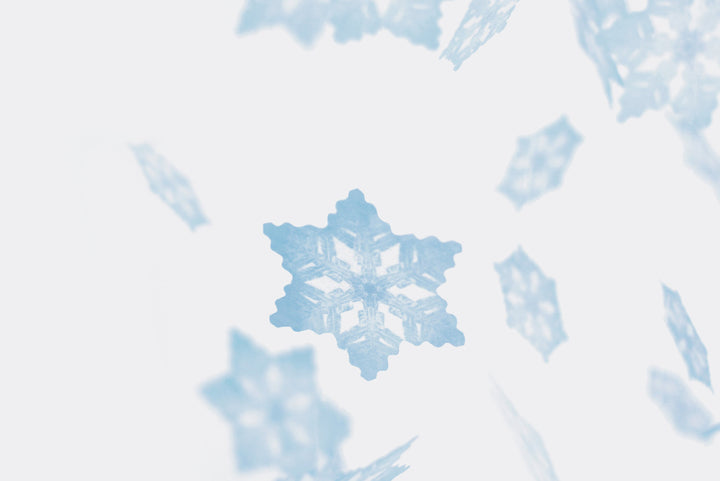 Appree Korea - Sticky Notes - Translucent Icy Blue Snowflake (Large Pack)