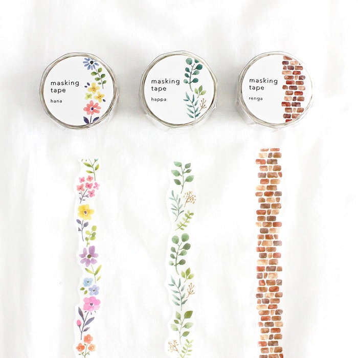 Mind Wave Japanese Washi Tape - Hana - Flowers