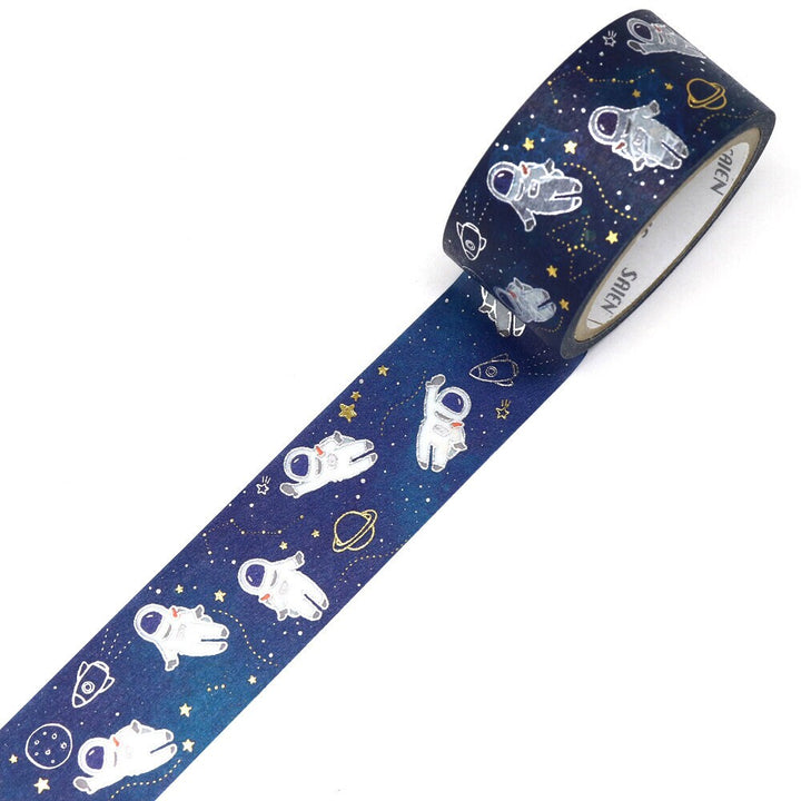 Kamiiso SAIEN Washi Tape - Astronaut (Made in Japan)