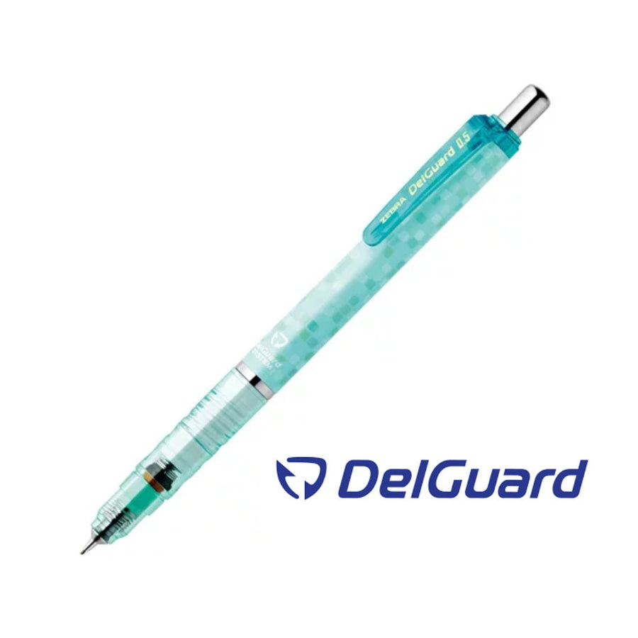 Zebra Delguard 0.5mm Mechanical Pencil - Mosaic Turquoise Barrel