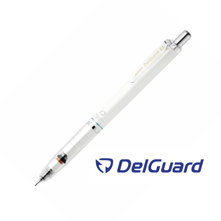 Zebra Delguard 0.5mm Mechanical Pencil - White Barrel