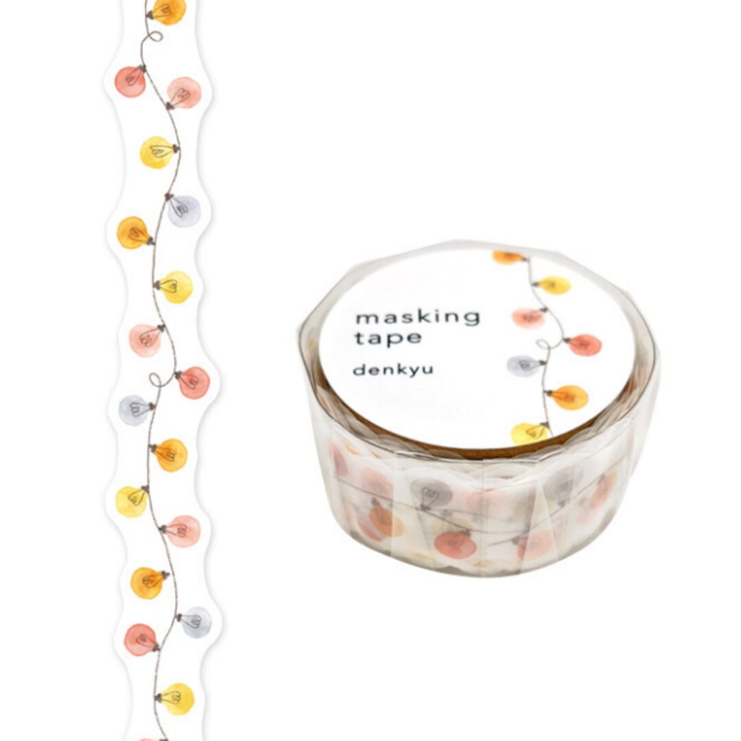 Mind Wave Japanese Washi Tape - Denkyu - Lightbulb