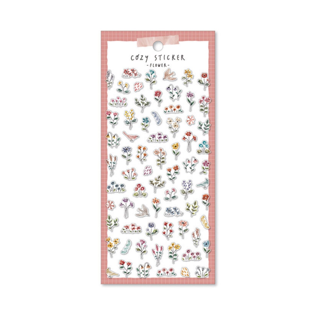 Mind Wave Sticker Pack - Cosy Series - Flowers