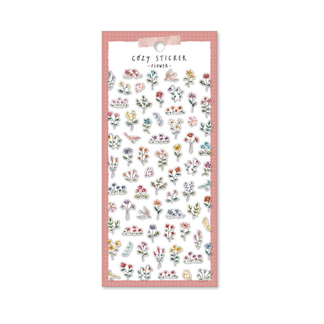 Mind Wave Sticker Pack - Cosy Series - Flowers